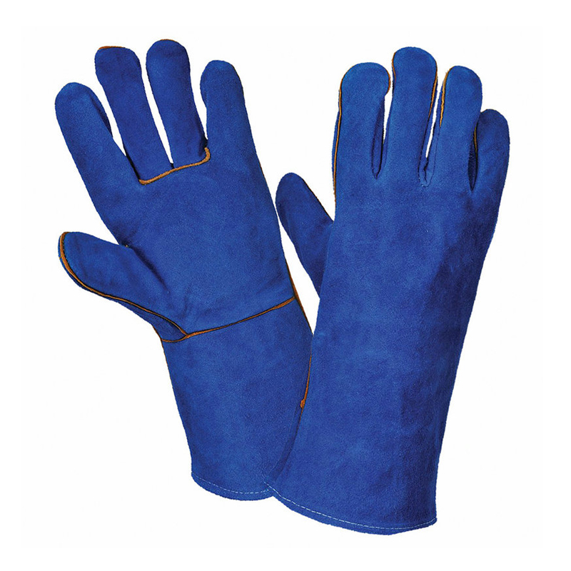LG010 Leather Welding Sleeve Heat Resistant Protective Gloves