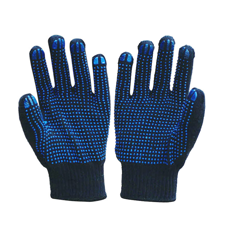 LG015-B Double-Sided Pvc Non-Slip Work Gloves