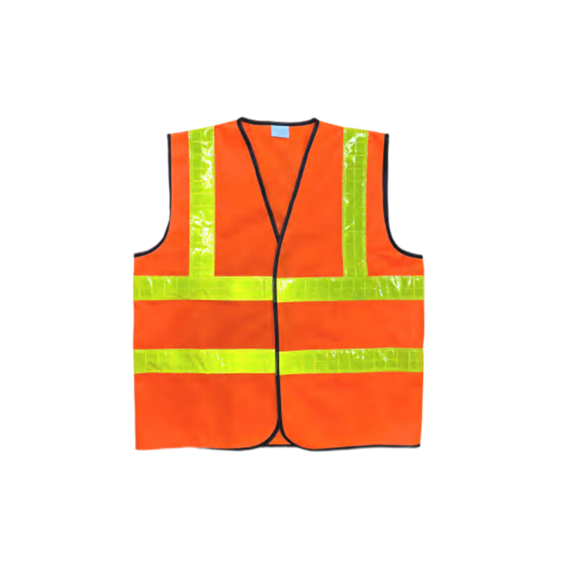 RF010 High Visibility Reflective Construction Fluorescent Orange Safety Vest