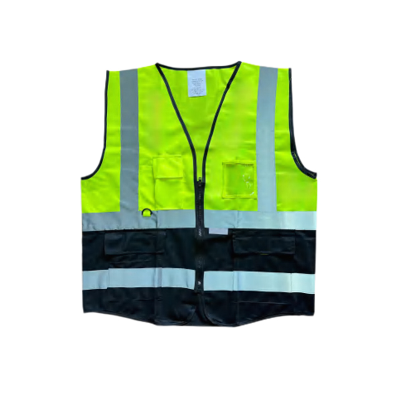 RF013 CE High Visibility Multi Pocket Construction Industrial Reflective Safety Vest