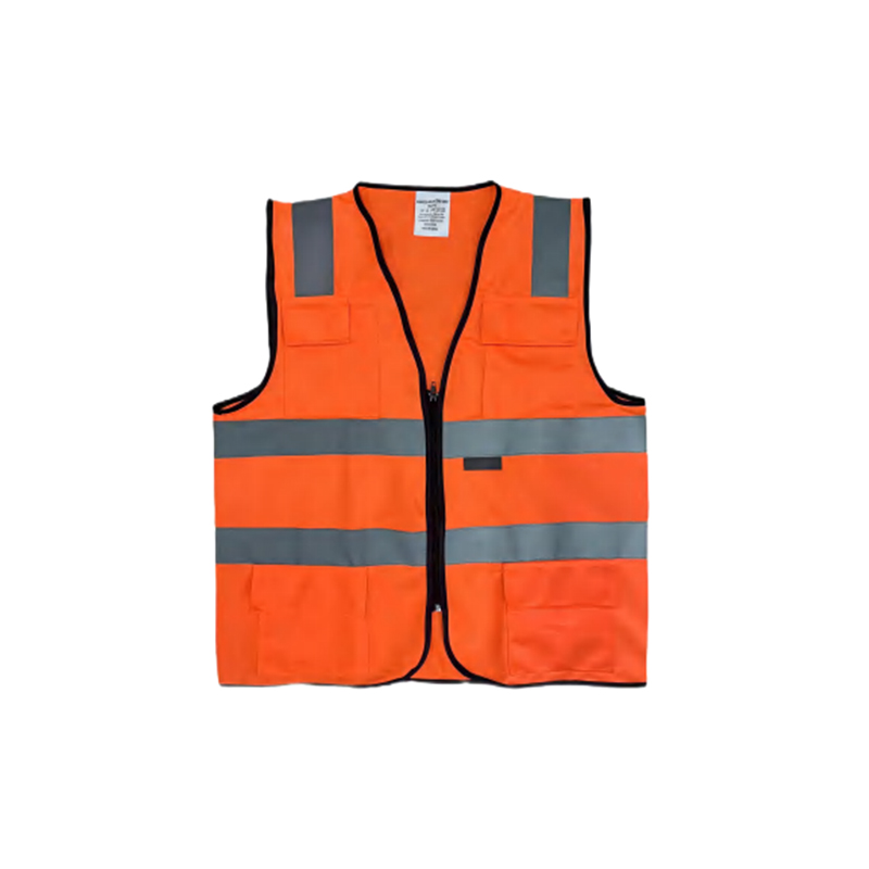 RF014 Orange Breathable Polyester Reflective Safety Vest