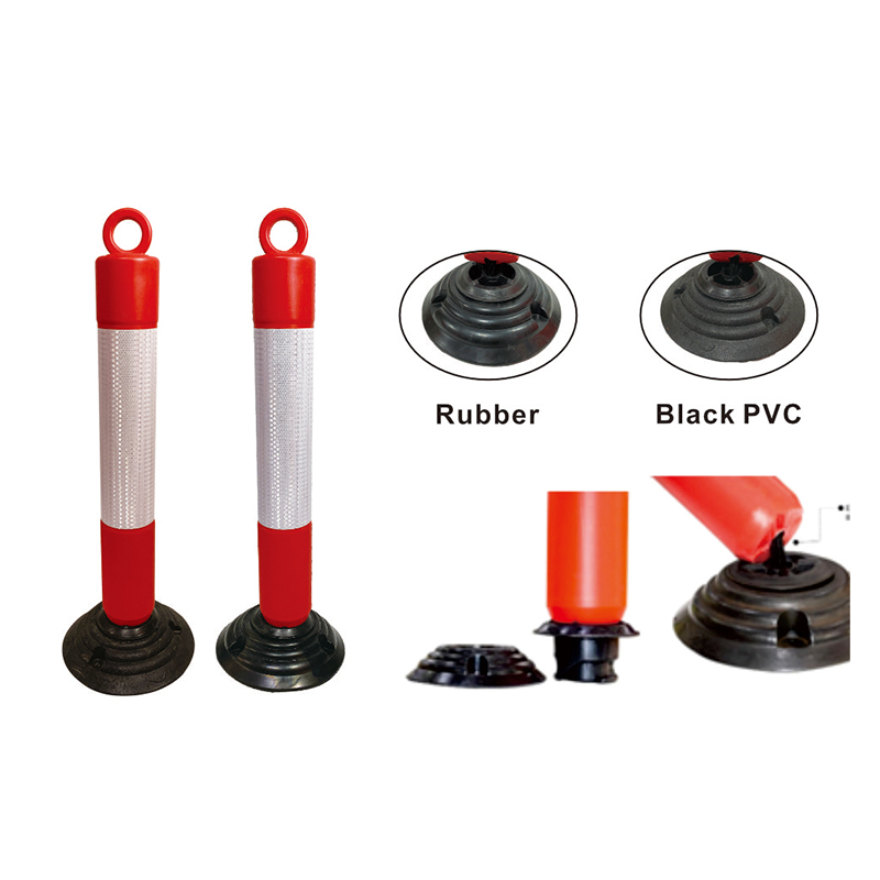 TS007 Strong Visibility Work Zone Warning Post