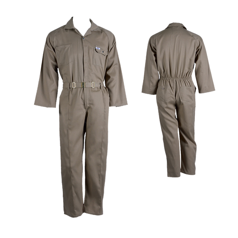 C01 Durable Brown Multi-Pocket Work Wear