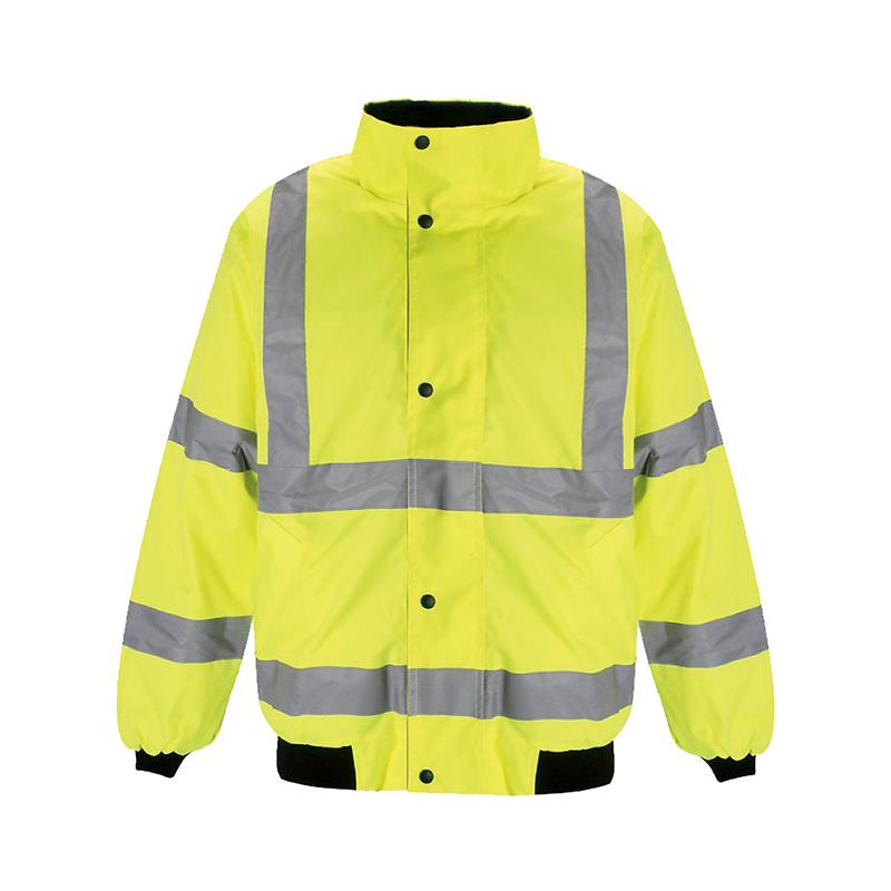 P03 Durable PU Coating Elastic Waistband Safety Work Jacket