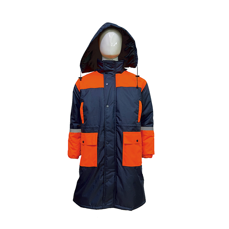 P13 PU Coated Winter Safety Reflective Jacket